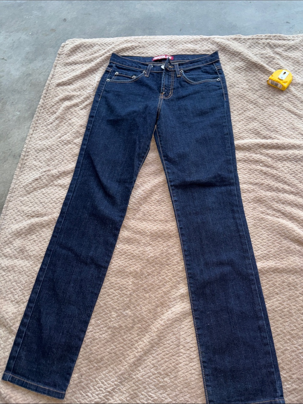 Redline Women's Dark Blue Straight Leg Jeans - Picture 3 of 11